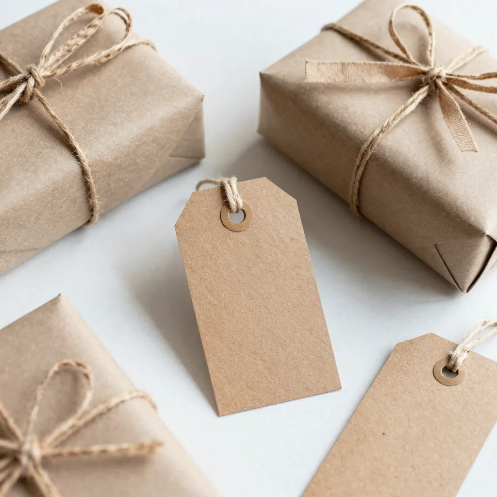 Seed paper gift tags